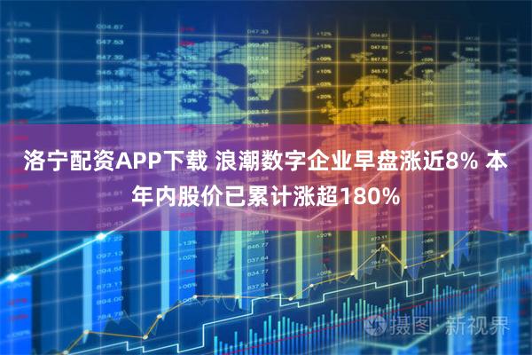 洛宁配资APP下载 浪潮数字企业早盘涨近8% 本年内股价已累计涨超180%